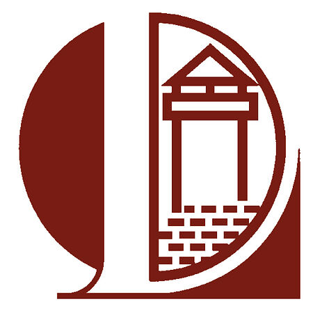 Auf dem Bild ist das Logo des Vereins Deutsche Limes Straße zu sehen.